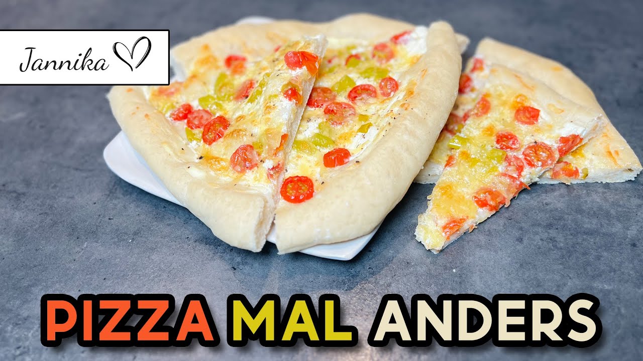 Pizza ohne Tomatensoße? - So gelingt es! - Leckere Schmand Pizza mit Pepperoni und Tomaten