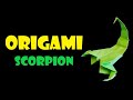 Scorpion Origami Tutorial 🦂[How to make origami Scorpion]
