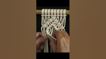 New Macramé diamond pattern #diy #handmade #macrame #tutorial