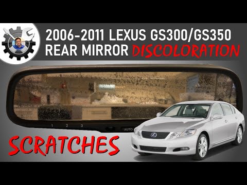 3rd Gen Lexus GS Rear View Mirror Removal & Repair