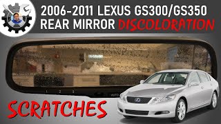 3rd Gen Lexus GS Rear View Mirror Removal & Repair