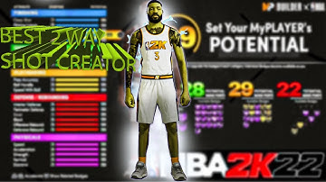 THE BEST 2 WAY- SHOT CREATOR BUILD ON NBA 2K22 NEXT GEN!