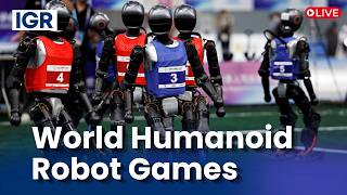 LIVE: Humanoid Robots Compete in Obstacle Race, Gymnastics at World Humanoid Robot Games in Beijing