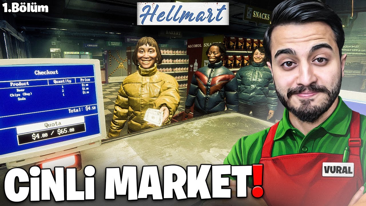 CİNLİ KÖYDE MARKET İŞLETİYORUZ! ÇOK TEHLİKELİ! Hellmart