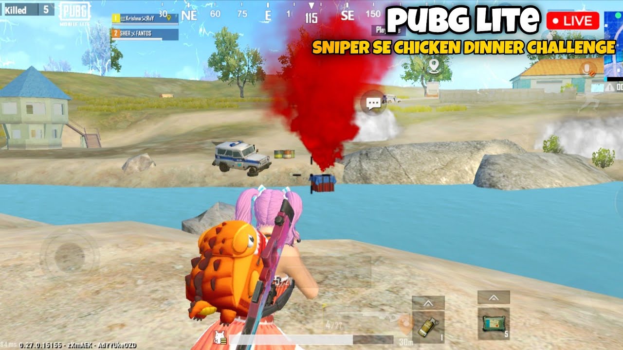 PUBG LITE LIVE | SNIPER SE CHICKEN DINNER CHALLANGE 😳 INTENSE 1V4 GAMEPLAY
