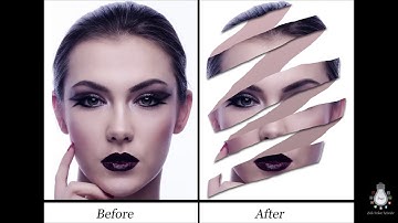 How To Create  Face Peel Effect | Photoshop Tutorial