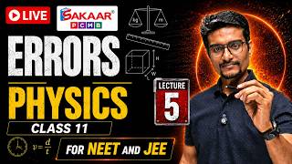 Units and Dimensions | Lec 5 | Errors | #sakaarpcmb