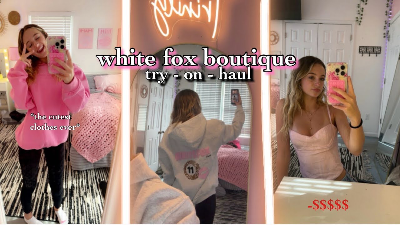 white fox boutique TRY-ON-HAUL 