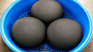 ✔️ New 🎥 Pure Black⚫ Sand Dusty😷 Crispy🤤 Soft Silky Dry Crumbling In Blue🔵 Tub Lums Crushing screenshot 5