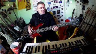Fates Warning-something from  nothing (bass cover)