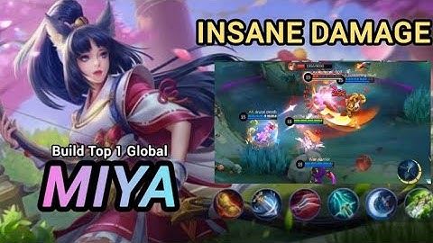 14 Kills!! Insane Damage Miya Late Game Monster!! - Road To Top 1 Global Miya ~ MLBB.