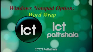windows notepad word wrap