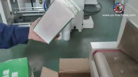 Medical mask box L type automatic film wrapping sealing machine shrinking sealing packaging machine
