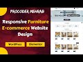 Responsive WordPress Furniture E-commerce Website Design With Elementor | Mehrab Hossen