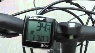 motorized Bike  top speed of 34 mph