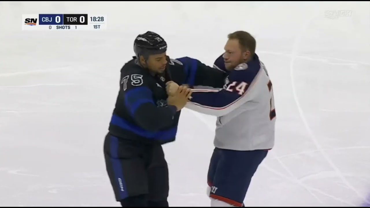 (1-22-2025) Ryan Reaves vs. Mathieu Olivier