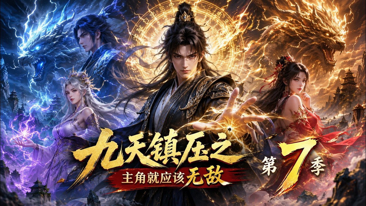 《九天镇压之主角就应该无敌》第7季 #原创动画 #ai动画 #国漫 #原创动画 #女频# 漫剧 #修仙 #玄幻