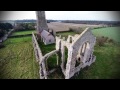 Covehithe, Southwold & St Andrews Church Ruins. Suffolk. Aerial Photography, Drone Video Footage