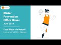 Foot Blisters In Netball [Blister Prevention Office Hours]