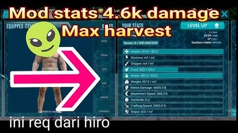 save data damage 4.6k max harvest | ark mobile req by hiro