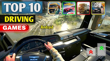 TOP 10 BEST Driving Simulator GAMES IN 2025 | Best Driving Games FOR ANDROID & iOS + GAMEPLAYS