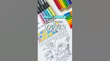 tracker ideas 🎯✍🏼 BusyWhiteBunny Mood Etsy Shop #etsyfinds #moodtracker #mindfulcoloring #coloring