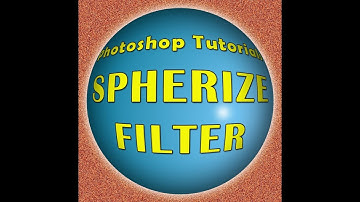 How to spherize an image using photoshop