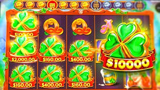 WE WON OVER $10,000 ON CLOVER GOLD WITH JUST SPINS! screenshot 2