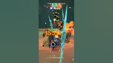 Killing the Perpetual Mechanical Array using only Swirl Reactions 😎 (Genshin Impact) #Shorts