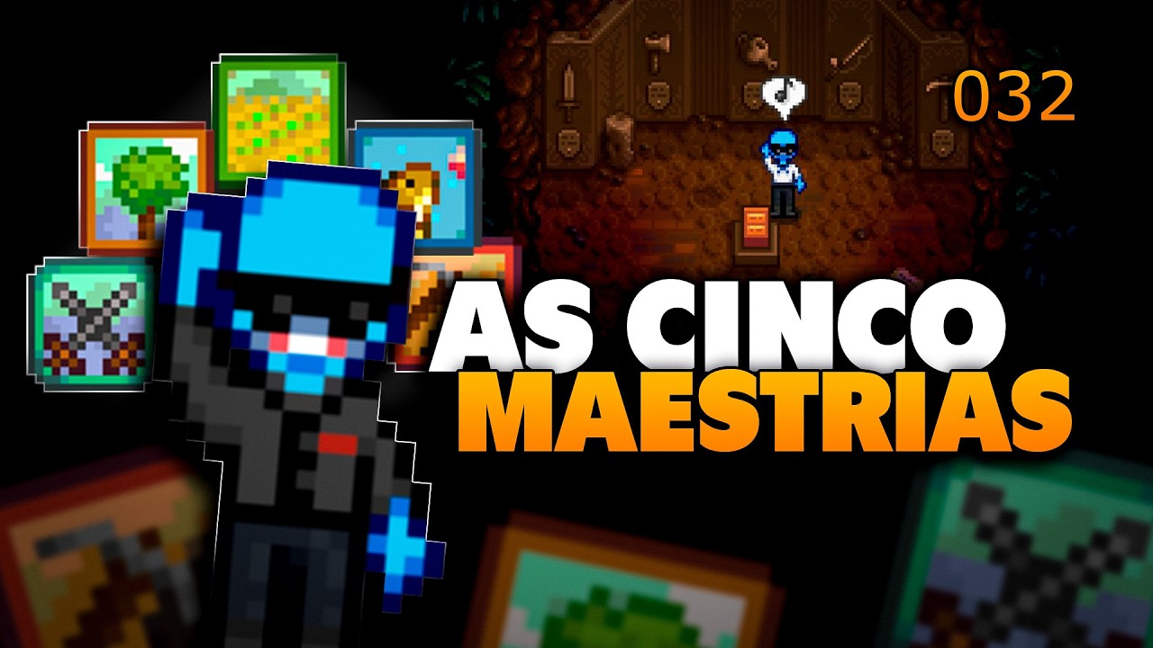 MAXIMIZEI TODAS AS HABILIDADES! Acesso à Sala das Maestrias ⚔️ STARDEW NOVO MUNDO | #032