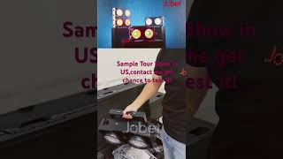#jobet have a sample #E800 RGBALC IP 65 #ledblinder light on tour show in US