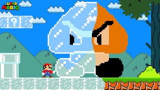 When Everything Mario Touches Turns To Glass Level Up
