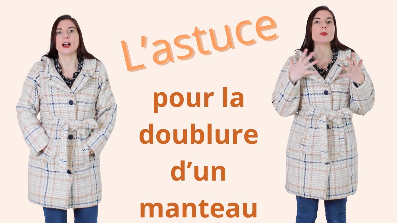 Comment coudre une doublure et retourner son manteau?