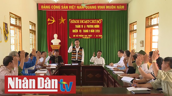 Hướng dẫn 09 về viết biên bản họp chi bộ