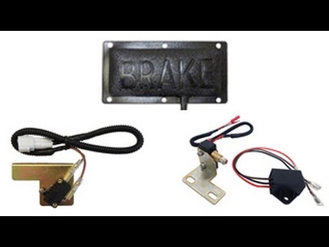 Golf cart brake light switch