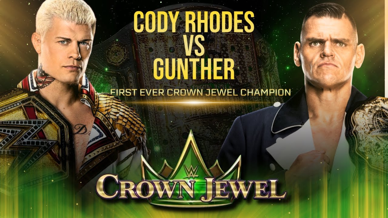 FULL MATCH: Cody Rhodes vs Gunther - Crown Jewel Championship: Crown ...