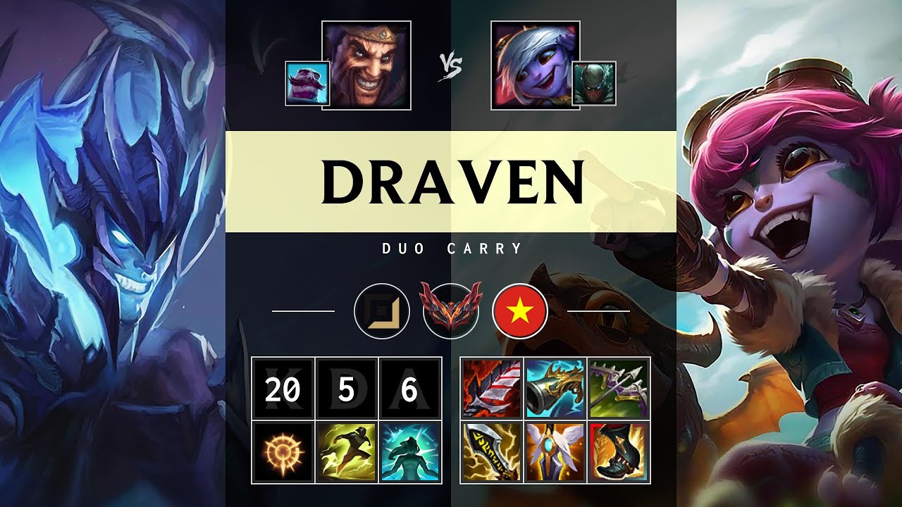Draven ADC vs Tristana - VN Grandmaster Patch 25.20