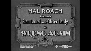 Famous Laurel & Hardy - Wrong Again - 1929 Wealth
