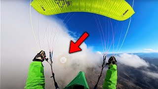 Crazy CLOUD SURFING with my Paraglider @paraglidingaddiction