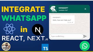 How to integrate whatsapp in react | Integrate floating whatsapp in react, next.js #react #nextjs