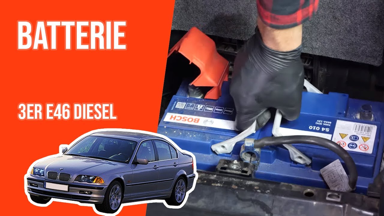 Wo Ist Die Batterie Bmw 320d Touring Batterie wechseln BMW 320d E46 🔋 - YouTube
