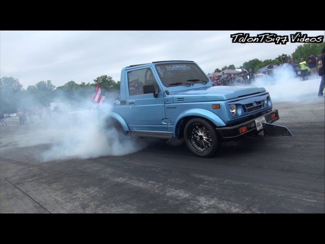 Rotary-powered Suzuki Samurai