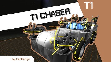 Robocraft build showcase - T1 Chaser - feat. T1 Plasma Launchers