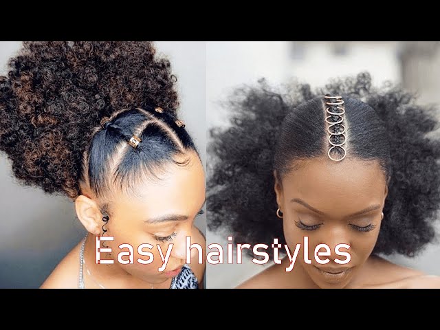 Natural hairstyles for black girls pt1🫶🏽. #naturalhair #fypシ゚viral #... |  TikTok