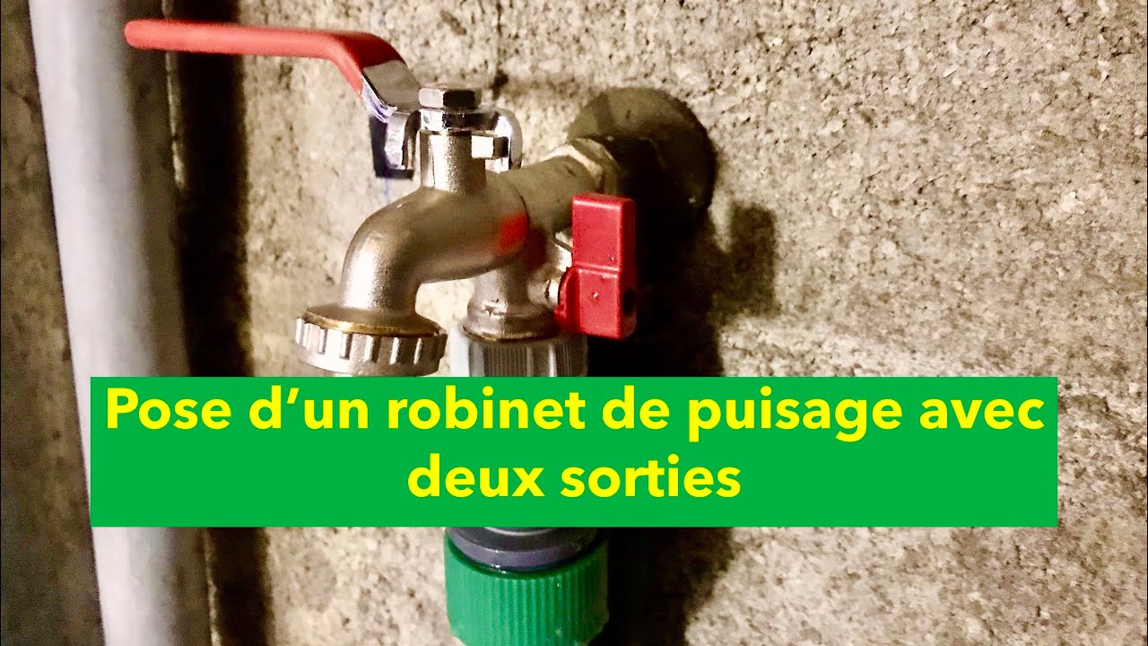 Installer un robinet extérieur