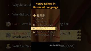 Henry knows All Languages ... #kingdomcomedeliverance2 #shorts #gameplay #kcd2