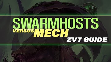 SC2 Zerg Tutorial: Swarmhosts vs Mech | ZvT Guide