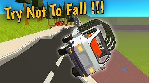 Try Not To Fall Challenge! - Mountain Roads Simple Sandbox 2