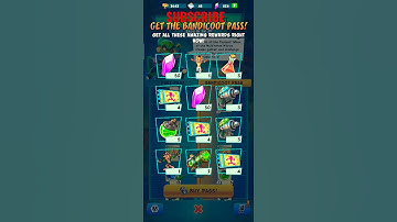 Get 2 Survival Run pass free in Crash Bandicoot: On the Run #Short