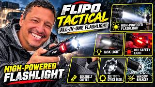 Flipo All in One Tactical & Emergency Flashlight DEMO Video